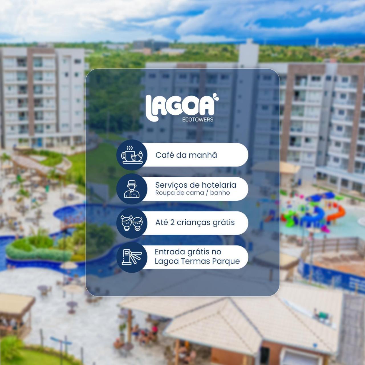 Lagoa Ecotowers Resort - Lagoa Oficial Caldas Novas Ngoại thất bức ảnh